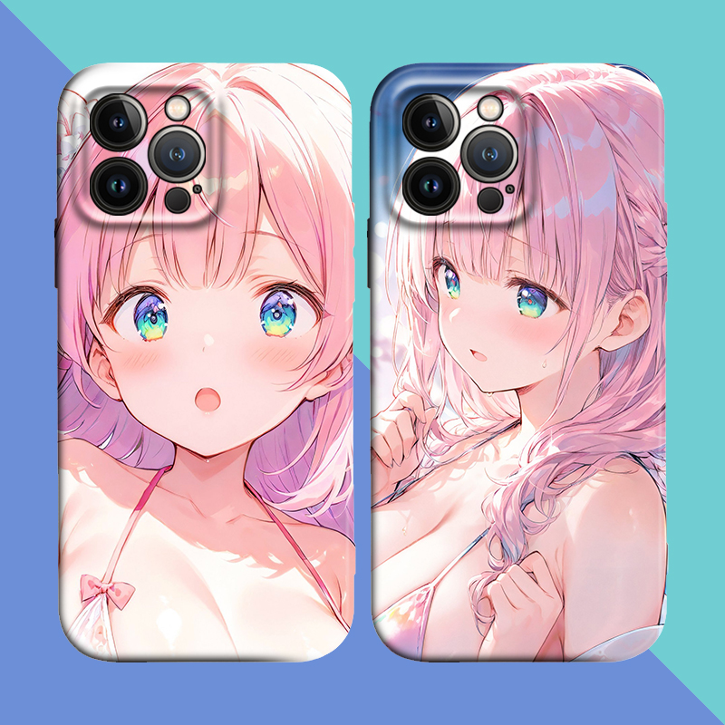 苹果iPhoneX二次元泳装甜妹