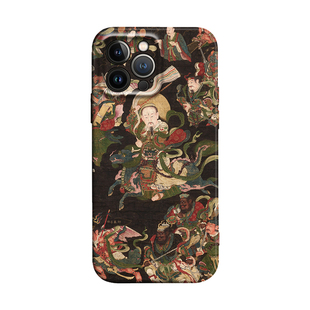 中国风道家九天应元雷声普化天尊适用iPhone17Promax防摔16pro软壳15plus/14苹果13mini手机壳12/11
