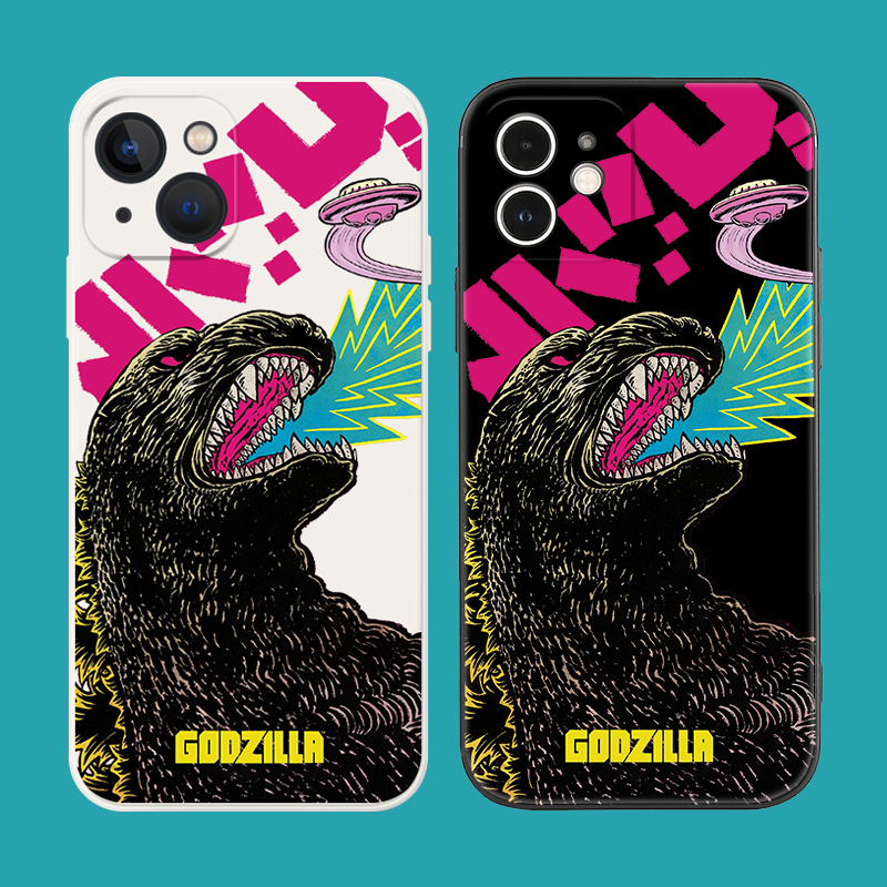 苹果iPhone15硅胶动漫哥斯拉