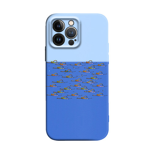 苹果iphone18promax蓝色大海泳者