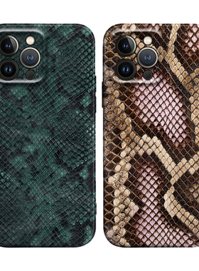 ins风彩色蛇皮纹理小众艺术菲林适用iPhone XS Max苹果17/16软壳15pro防摔14手机壳678plus