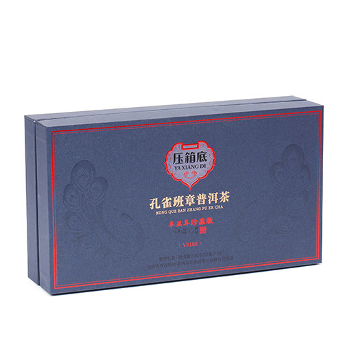 功夫茶山国工夫茶功夫茶叶  压箱底 孔雀班章生茶v8188礼盒装