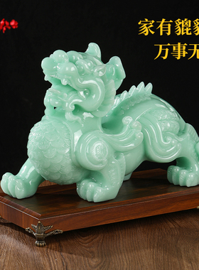 精致高档办公室客厅摆件树脂祈福