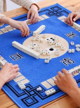 麻将牌旅游精致小型贵州旅行便携四川塑料仿玉双色22号24号卡通