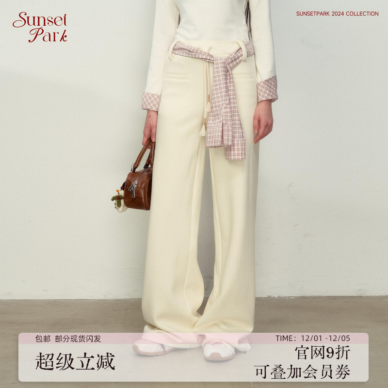 SunsetPark少女感卫裤