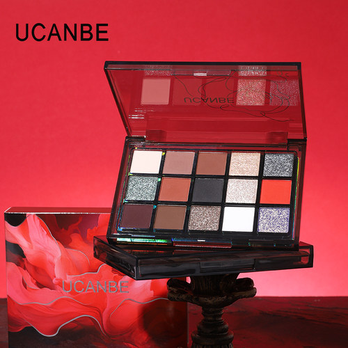 ucanbe15色哥特暗黑眼影盘