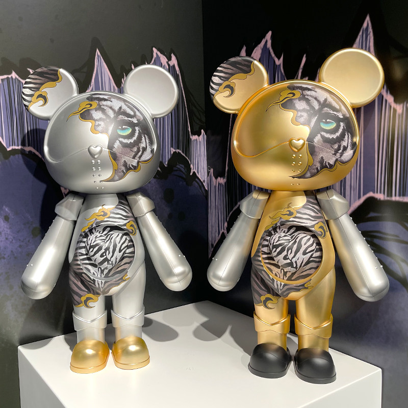 星际熊新春虎年创意手办摆件客厅