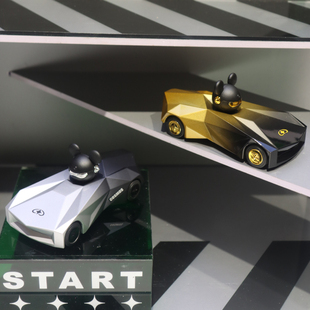 星际熊新款驰速玩家系列炫酷跑车车模桌面装饰摆件潮玩盲盒