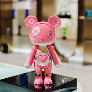 星际熊樱花系列摆件生日礼物精美家居公仔手办创意礼品