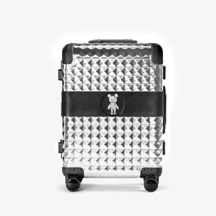 星际熊铝镁合金拉杆箱万向轮行李箱男女密码箱学生大容量旅行箱