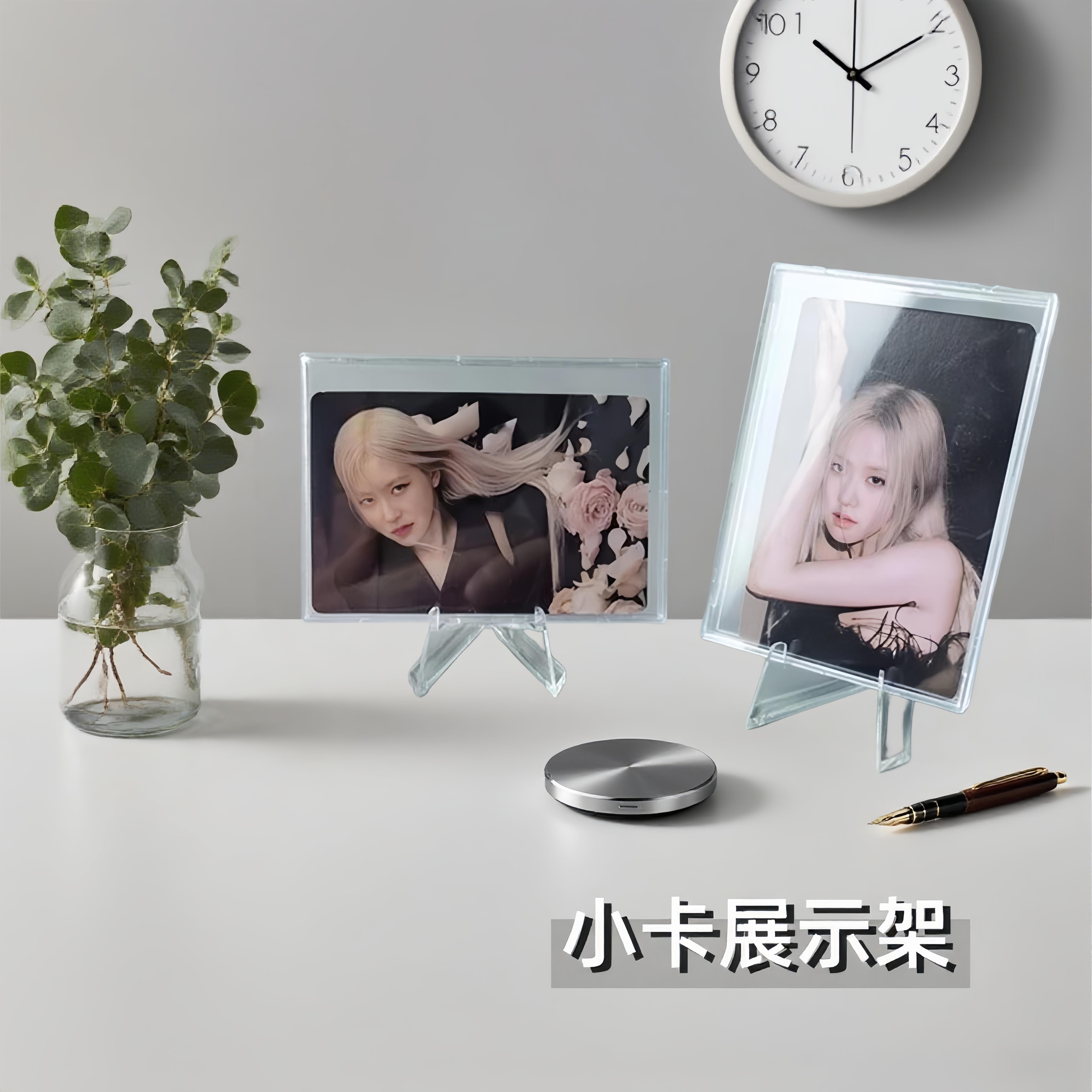 小卡展示架透明支架桌面图片