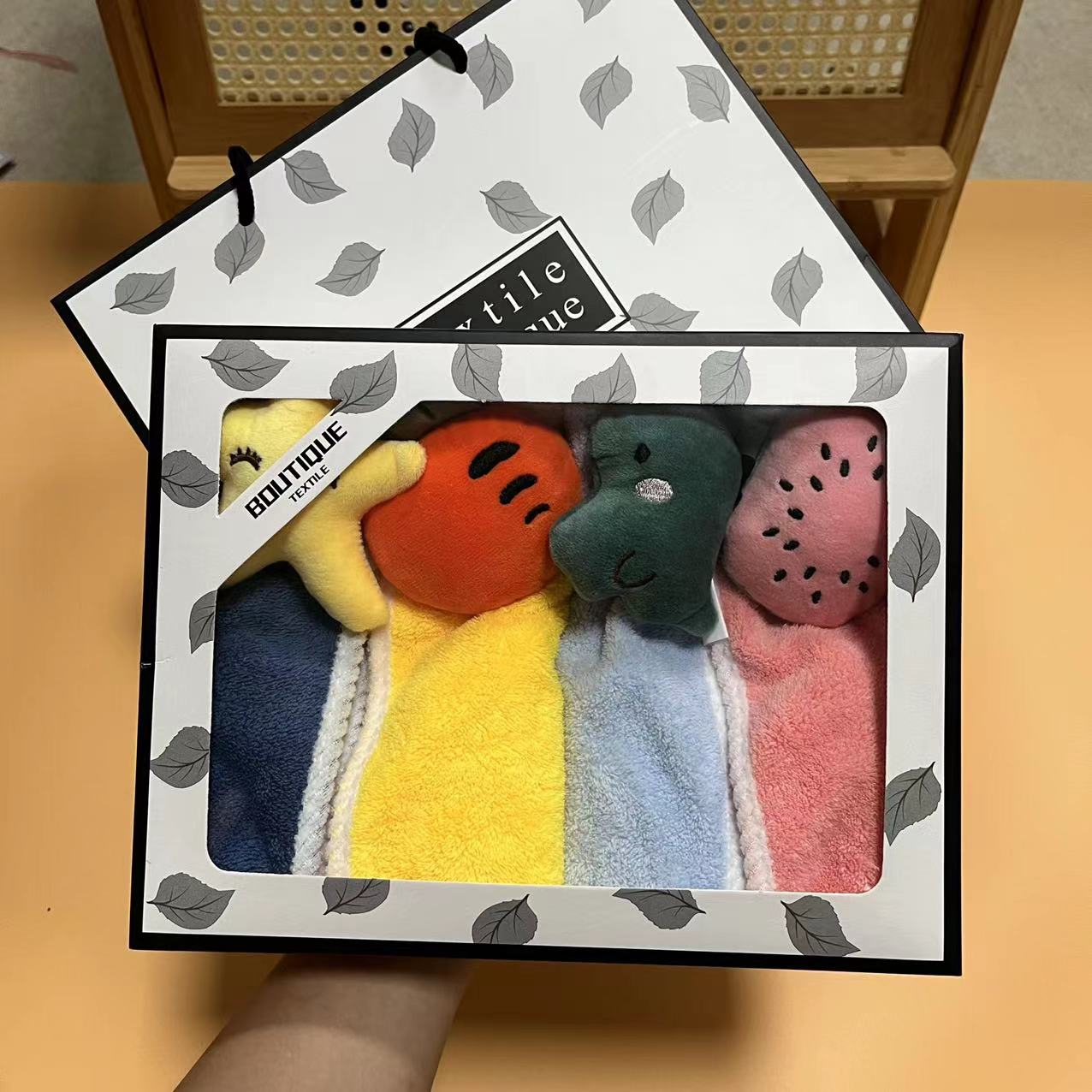 擦手巾礼盒毛巾伴手礼公司年会开业团建活动赠品幼儿园学生奖品