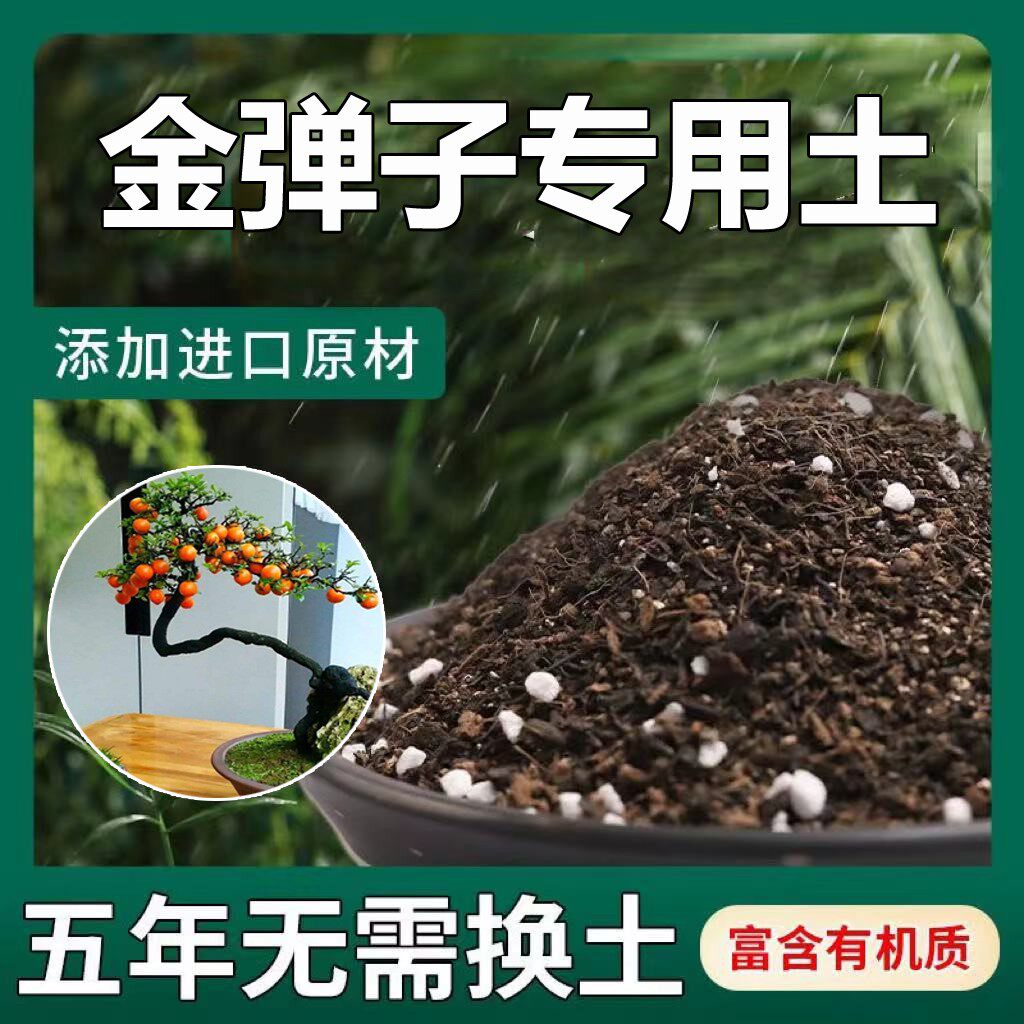 金弹子树土盆栽盆景专用土壤通用养花营养土绿植酸性沙质种植肥料