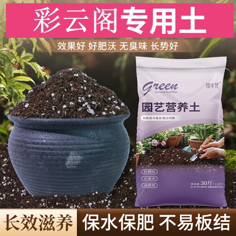 彩云阁专用泥炭土高温灭菌不闷根花园加牛粪有机防徒长喜酸阳台