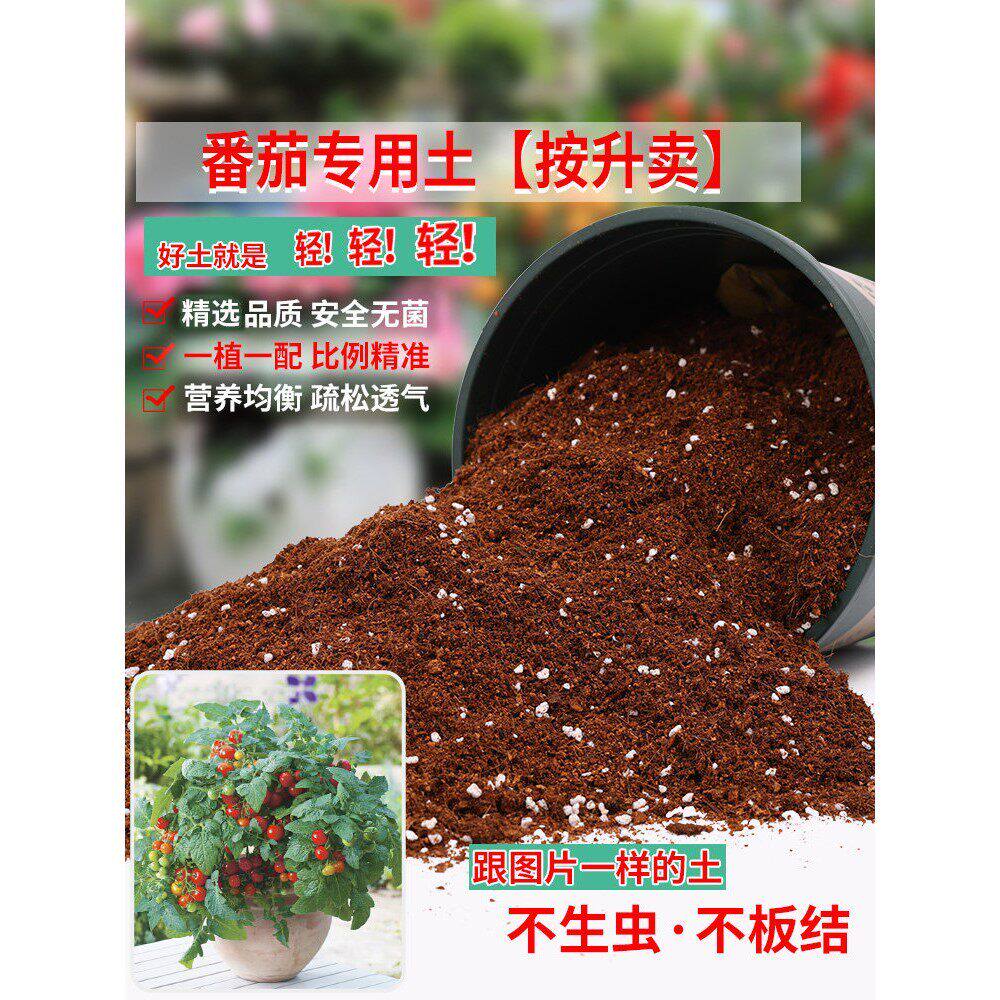 番茄专用土西红柿土盆栽肥料泥土专用营养土通用种植土养花种花土