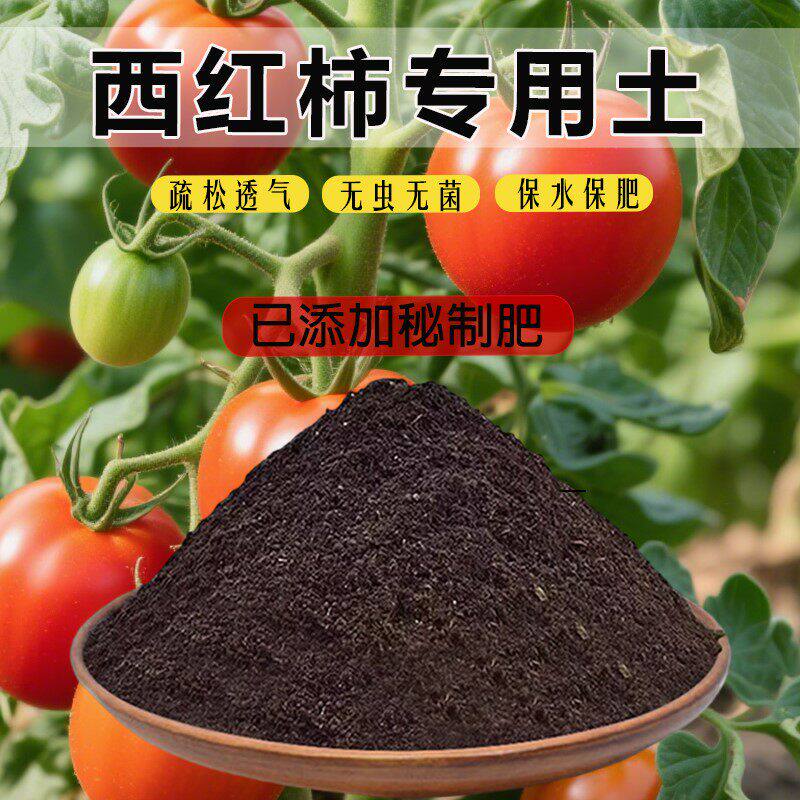 西红柿专用土种植土栽培土果蔬盆栽土家庭家用蔬菜育苗专用营养土
