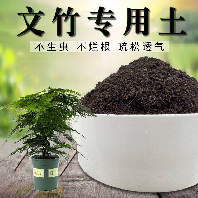 文竹专用土云竹盆栽土营养土壤有机肥料绿植种花养花土通用种植土