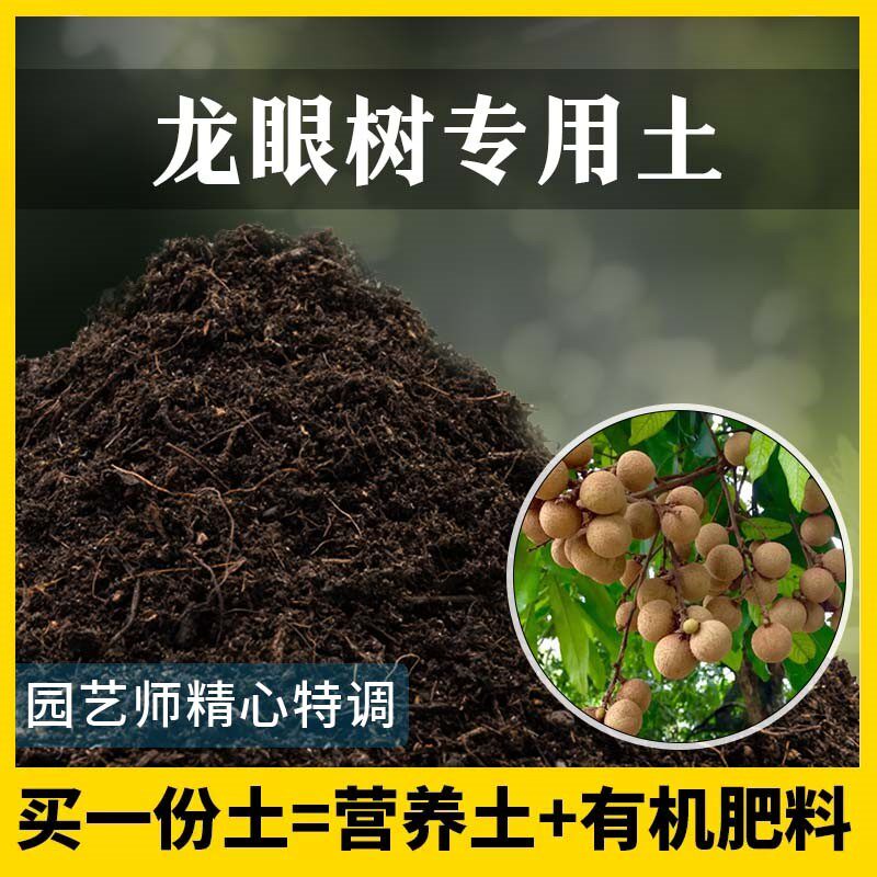 龙眼树专用土农业果园种植土家庭果树有机泥土盆栽土龙眼树营养土