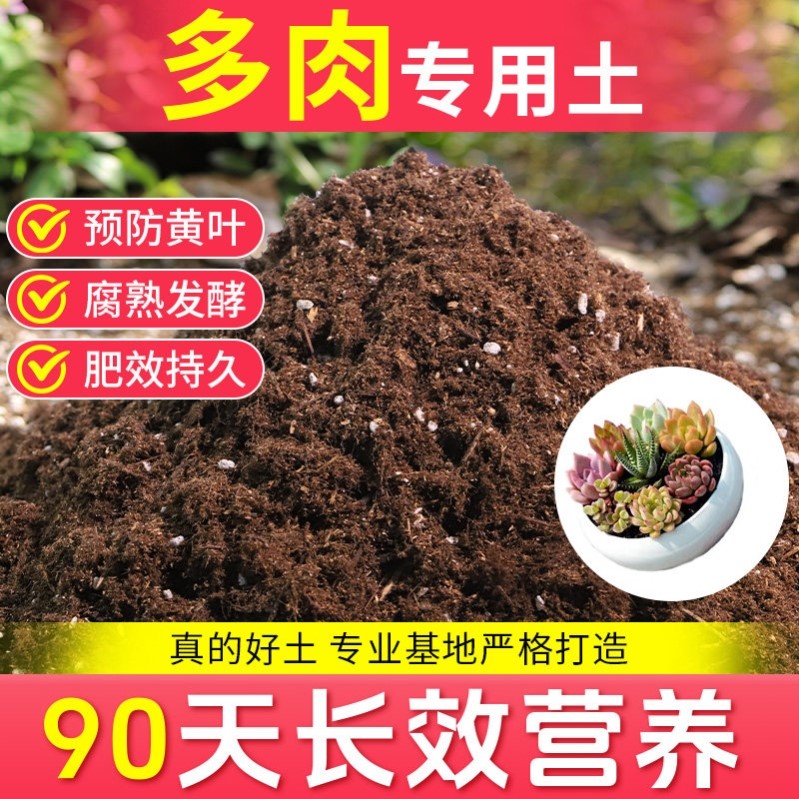 多肉专用营养土花土种养多肉植物营养土透气疏松仙人球土种植土肥