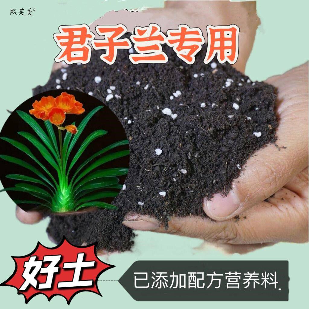君子兰专用营养土家用瓜果树室内盆栽疏松种植土种植鲜花有机泥土