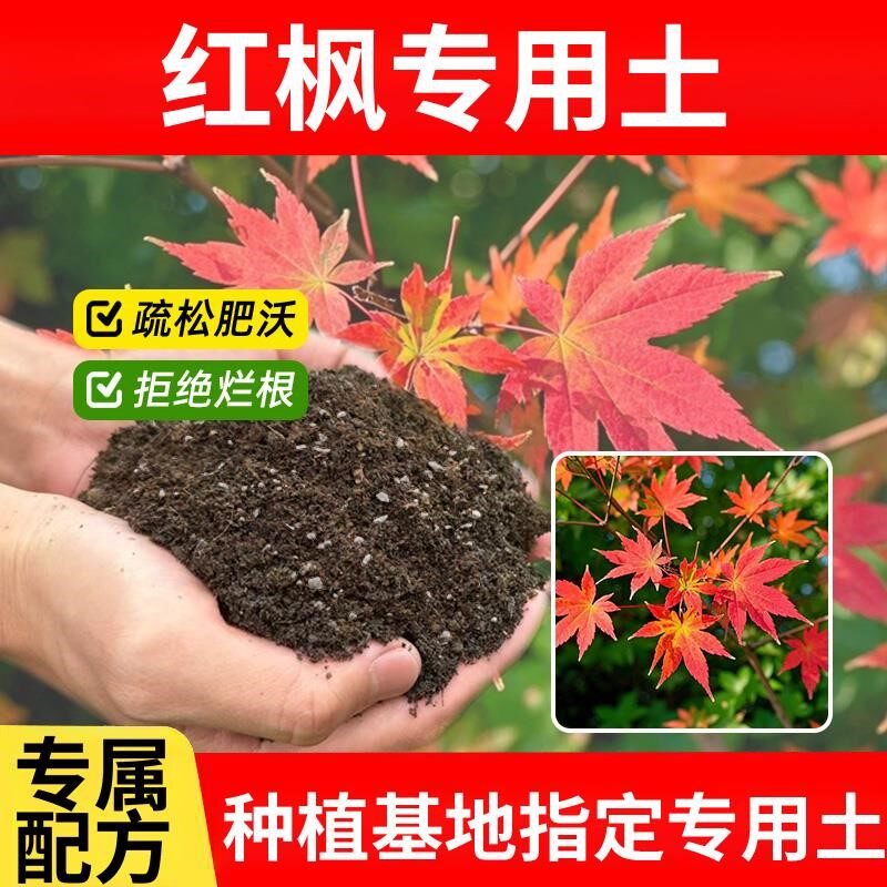 红枫专用土家庭园艺多肉土红枫专用营养土花草种花养花通用有机