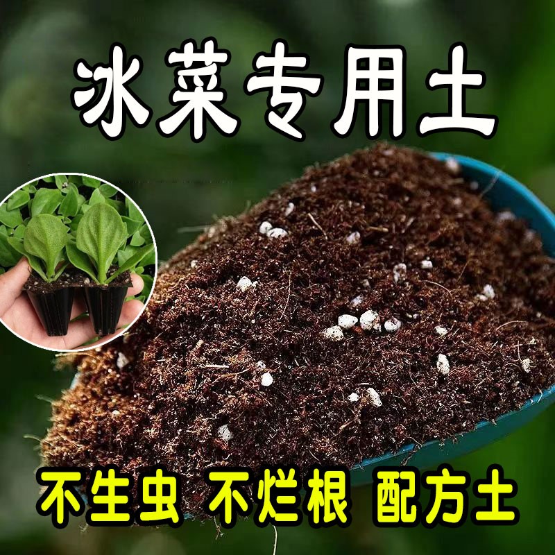 冰菜专用营养土 冰菜专用土 通用型种菜土盆栽花土种花养花种植土