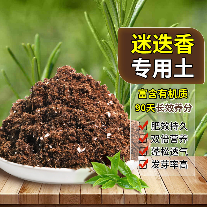 迷迭香适用花土蓬松多孔绿萝种植土性质稳定增强孔隙大包装观叶