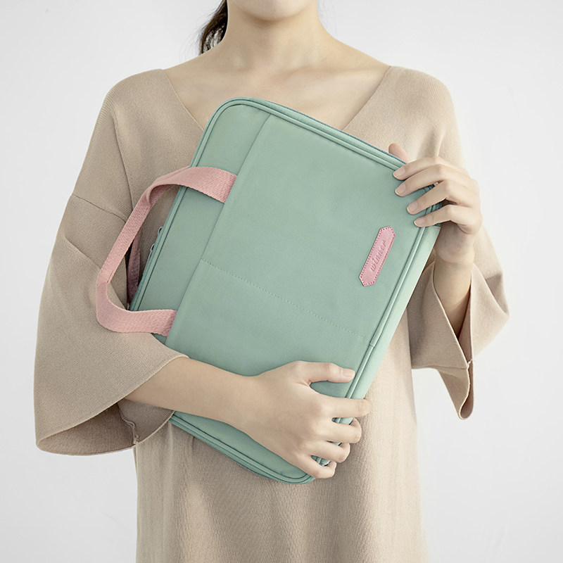 大容量手提A4资料文件袋书袋文件包防水商务女士公文包证件收纳袋