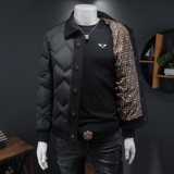 男士轻薄款款羽绒服标90白鸭绒钱塘6019-66109-P365假模图，男装羽绒服，钱塘6019(原2022)