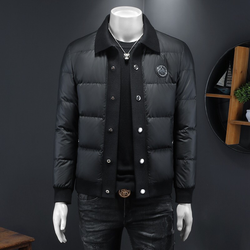 2024男士羽绒服标90白鸭绒钱塘6019-货号66105-P410假模图,男装羽绒服,钱塘6019(原2022)