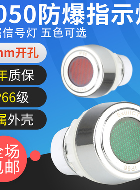 金属头IP66级防爆隔爆BD8050信号灯LED防爆电源指示220V380V24V