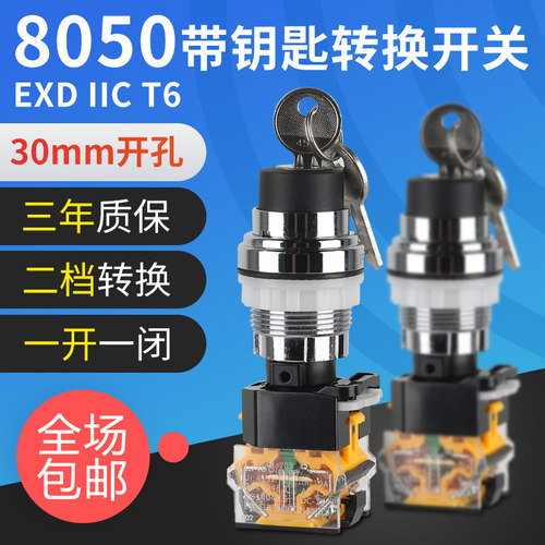 BA8050带钥匙转换开关