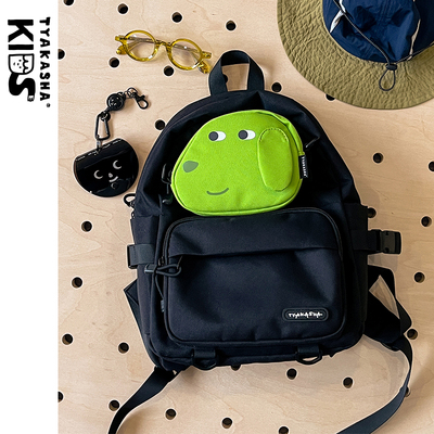 TYAKASHAKIDS塔卡沙童装双肩包儿童书包可拆卸斜挎包趣味背包