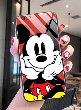 趣味鼠oppo手机壳r7s女a59/a39玻璃a57/a37情侣a73/a77卡通可爱a79/a83适用个性k1/k5小蛮腰a11/a11x保护套男