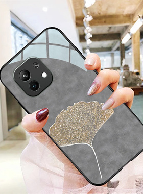 雾霾灰银杏适用小米12手机壳11ultra网红玻璃10pro新款10s高级男女生9se绿色mi九十一二至尊纪念版青春保护套