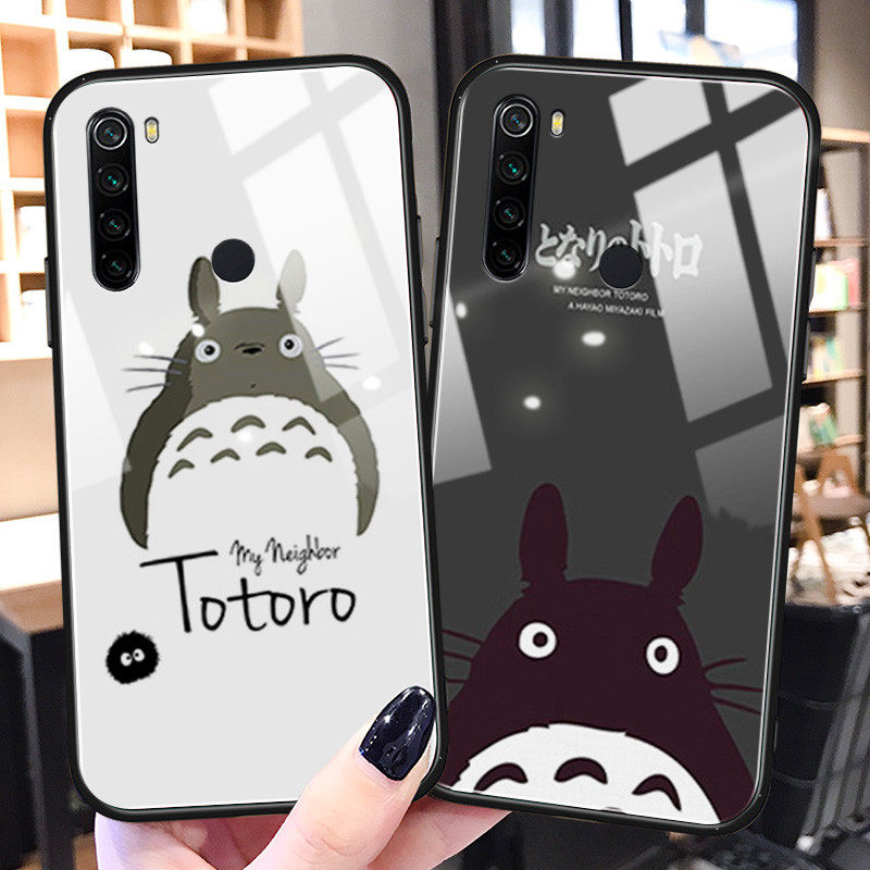 动漫龙猫红米note8手机壳note8pro保护套k30至尊纪念版k20玻璃硅胶10x卡通潮牌pro可爱男女款5g适用redmi个性