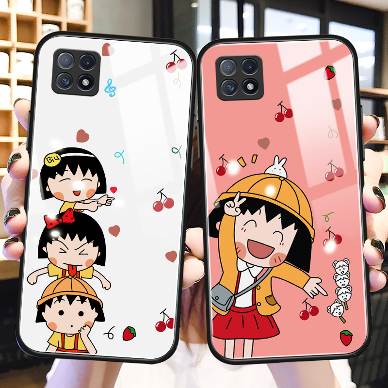 OPPO钢化玻璃卡通保护壳