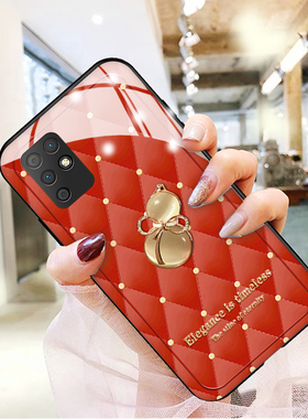 聚宝葫芦适用华为荣耀play6tpro手机壳玻璃新款magic至臻5活力版4pro红色x10max高级男女x20se硅胶30plus畅玩