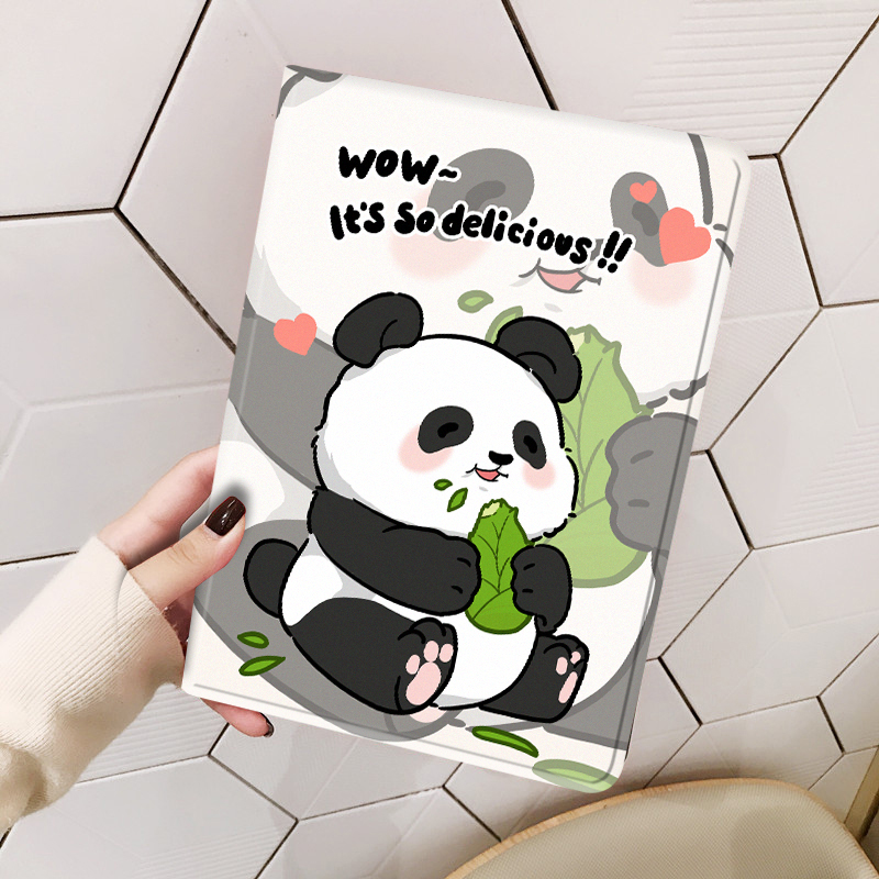 吃笋熊猫平板电脑新款防摔保护套