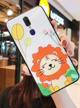 ins狮子王oppoa9手机壳女a9x卡通可爱适用oppo玻璃oopoa硅胶oppora个性防摔a83创意情侣网红oppa保护套男opa
