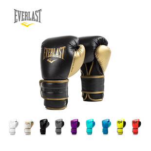 EVERLAST 拳击手套成人专业训练拳套男女散打拳击拳套 Powerlock2