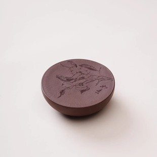 一条新派紫砂【事成】原矿紫泥盖置