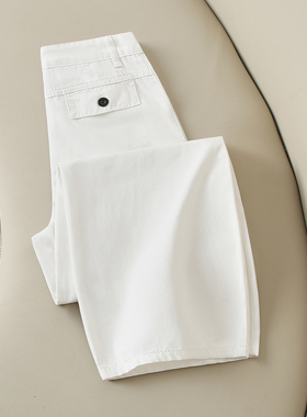 白色阔腿牛仔香蕉裤女2026年春季新款高腰垂顺显瘦百搭弯刀阔腿裤