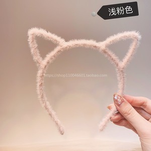 可爱的猫耳朵发箍超萌韩国甜美发卡压头箍发饰头饰洗脸超仙