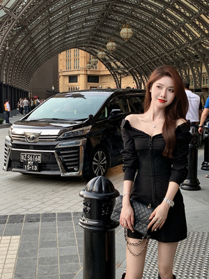 纯欲JustQin衬衫鱼骨连衣裙