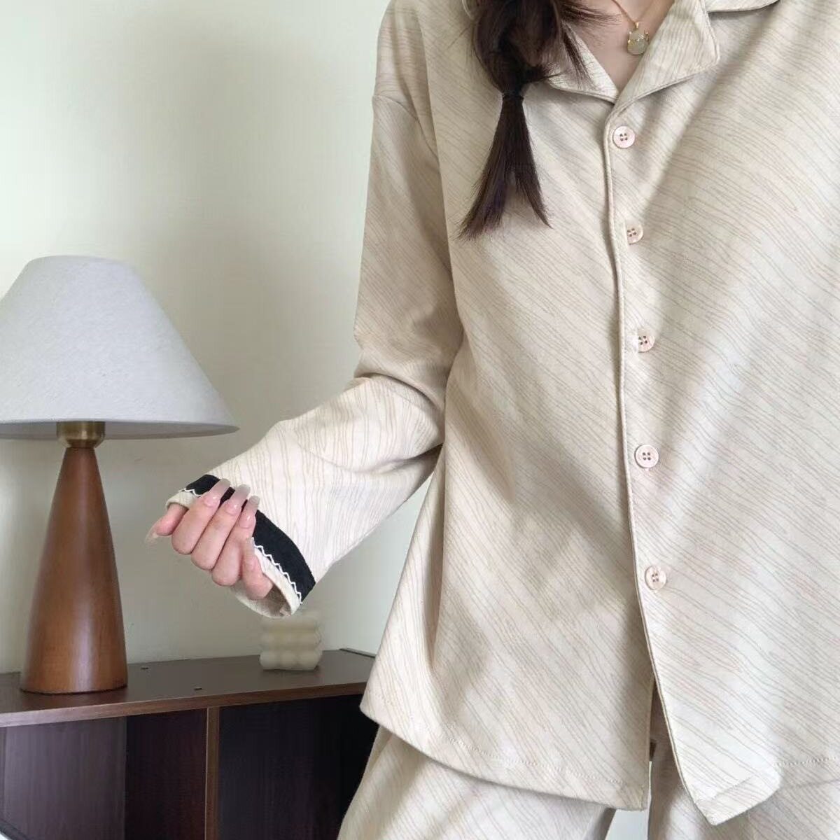 2026新款云朵棉长袖女睡衣套装