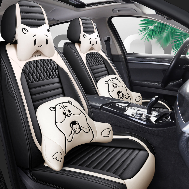 2021汽车坐垫四季通用天籁轩逸奇骏逍客全包围坐垫套布艺座椅座套