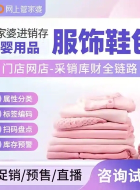 管家婆进销存生活服饰鞋包家居销售库存管理网店门店ERP软件系统