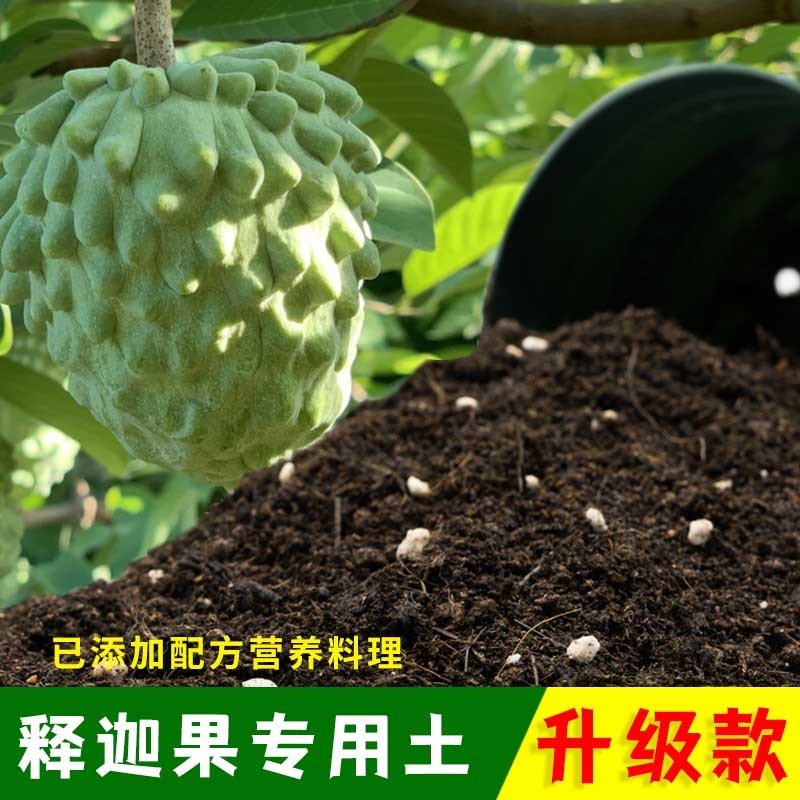 释迦果专用土有机土肥料家用种植土释迦果营养土盆栽养花通用包邮
