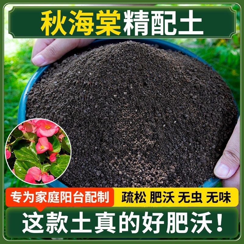 秋海棠营养土种菜专用土清仓种花专用有机肥料土多肉扦插育苗土壤